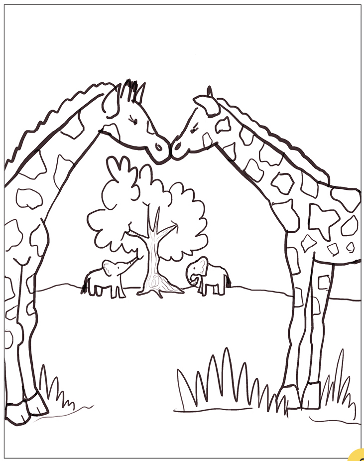 african grassland coloring pages