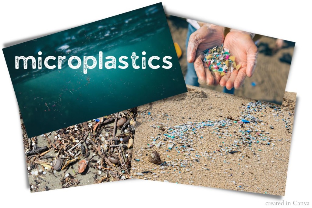 images of microplastics