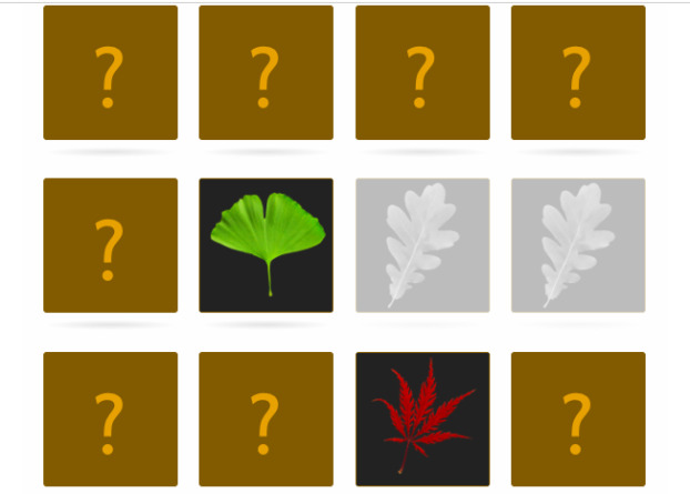 leaf matching game