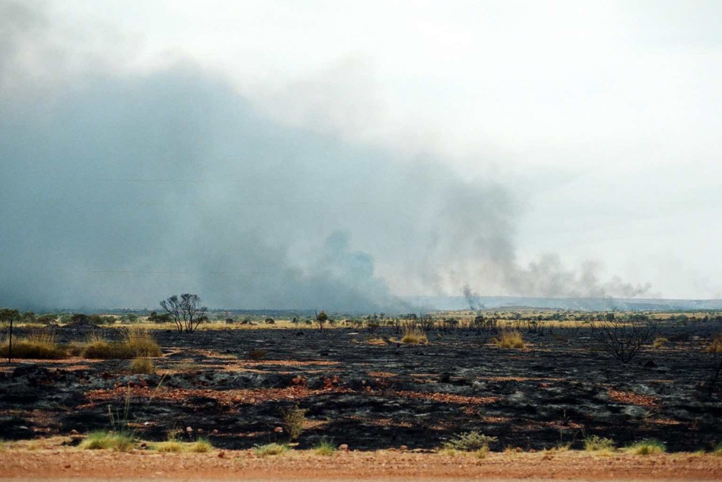 burning NT Australia