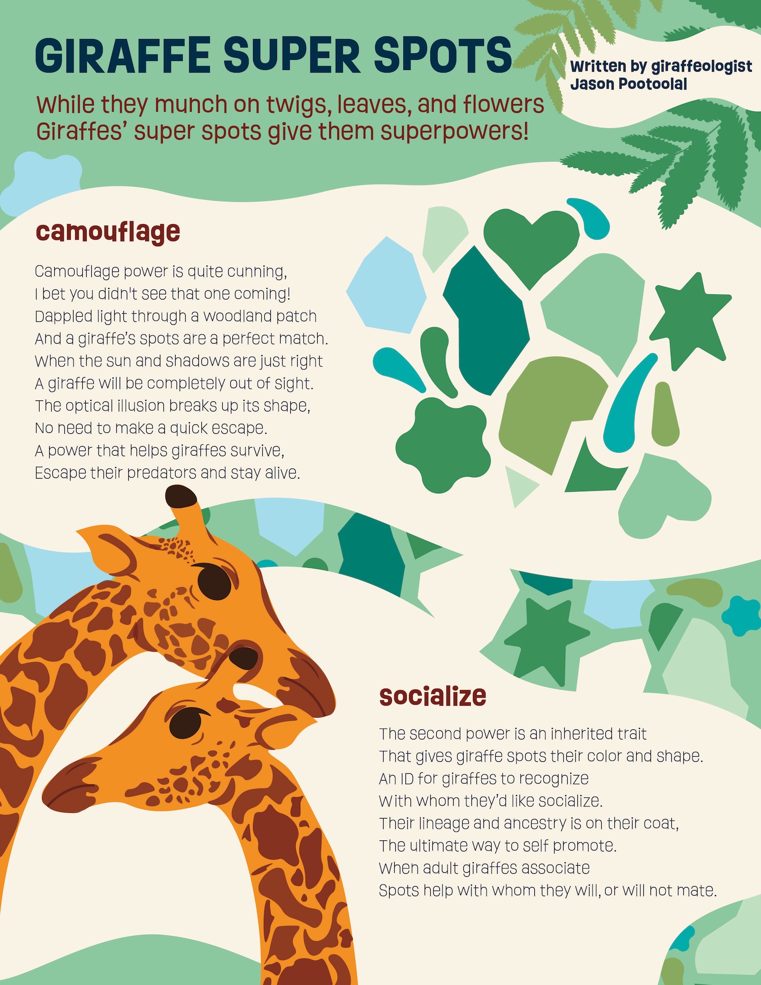 A poem about giraffe spots – Mongabay Kids