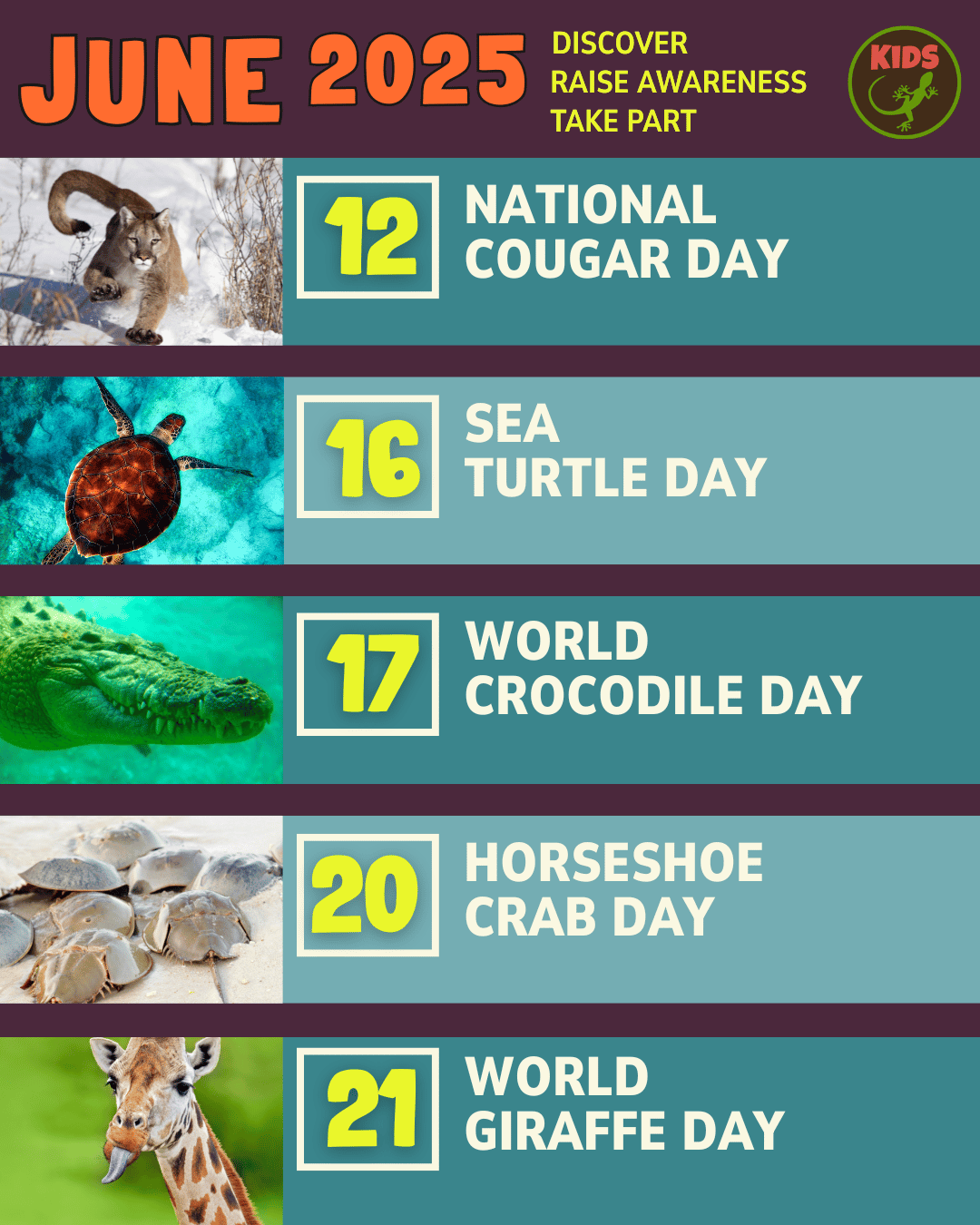 June environmental calendar