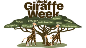 Logo for World Giraffe Week 2025