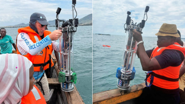 Sound robot for fishers