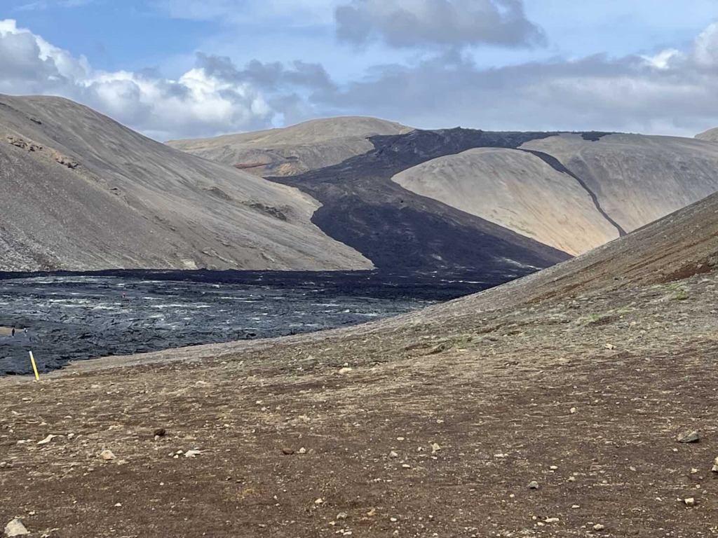 lava flow in Iceland