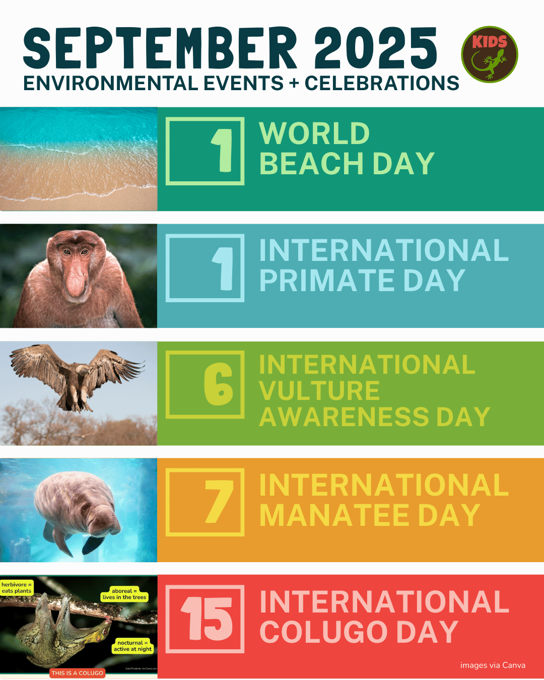 September environmental dates