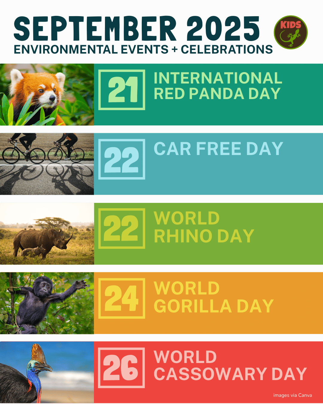 September environmental dates