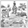 Caption This! The capybara and the turtle
