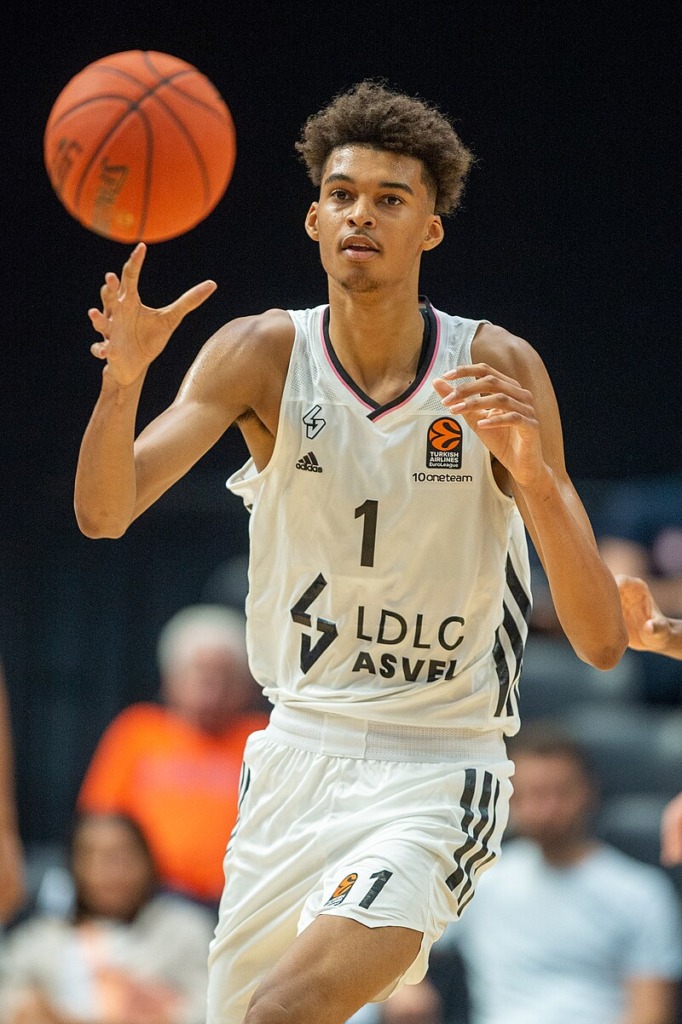 Basketball player Victor Wembanyama